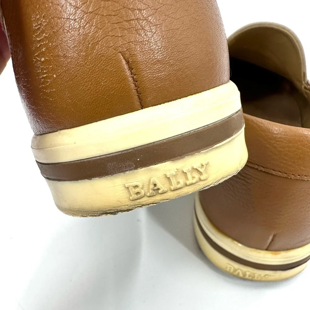 Bally Horse Bit Loafers Mens 12 Leather Femur U 18 Boat Shoes Preppy Old Money